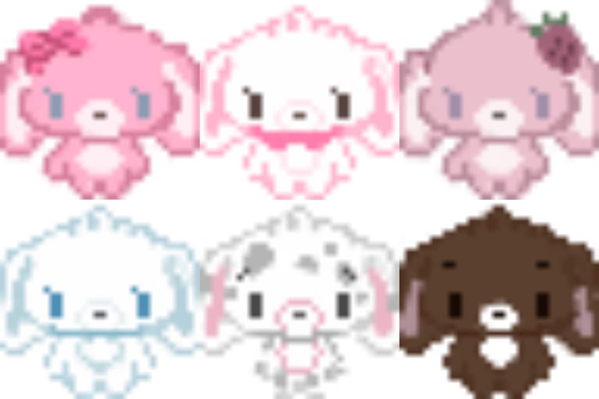 ふんわりゆるいパソコンのマウスカーソル作ります 6種類可愛いキャラクターで実用的なイラスト作成 イメージ1