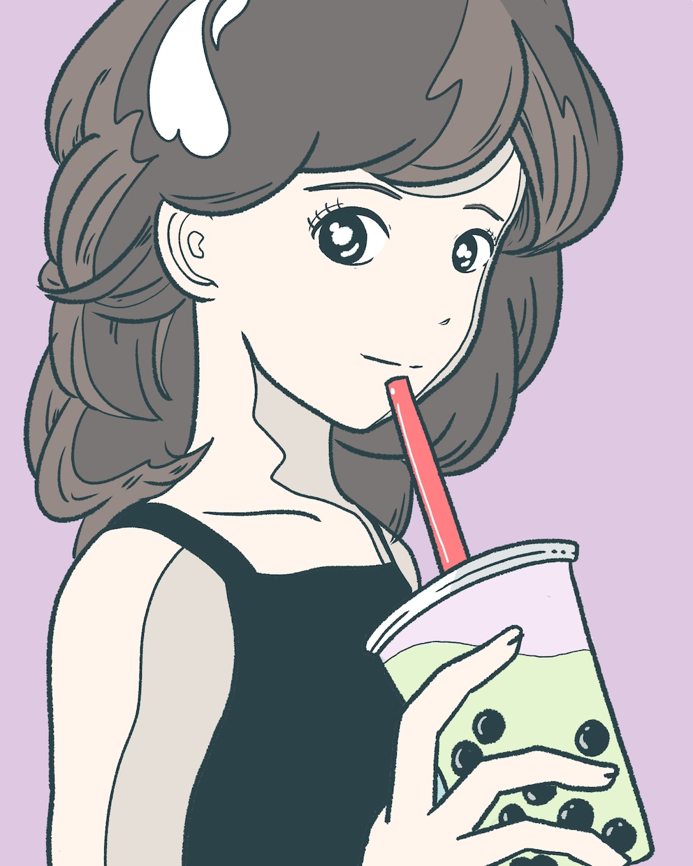 好評依頼受付中！】レトロポップなイラスト描きます 80s,90s感のあるエモいイラスト！気軽にご相談下さい イメージ3