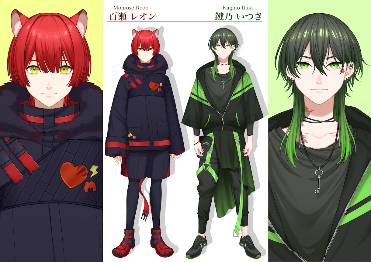 立ち絵、アイコン制作します 可愛い女の子ならお任せください‼Live2D用立ち絵も可能‼ イメージ5