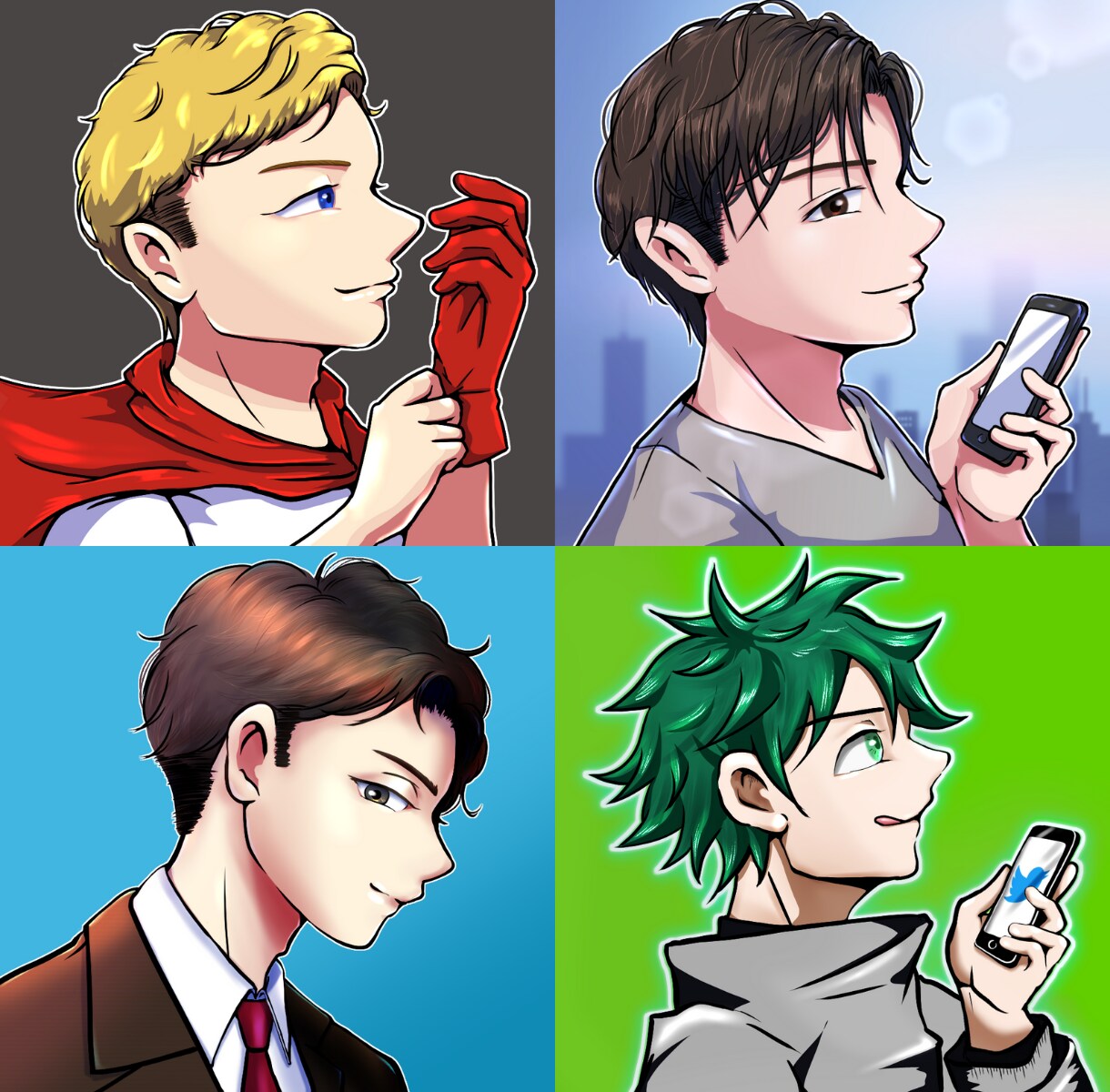 男性に人気！カッコよく目立つ好印象イケメン描きます 小さくなっても存在感抜群な 躍動的アイコンならお任せください イメージ8