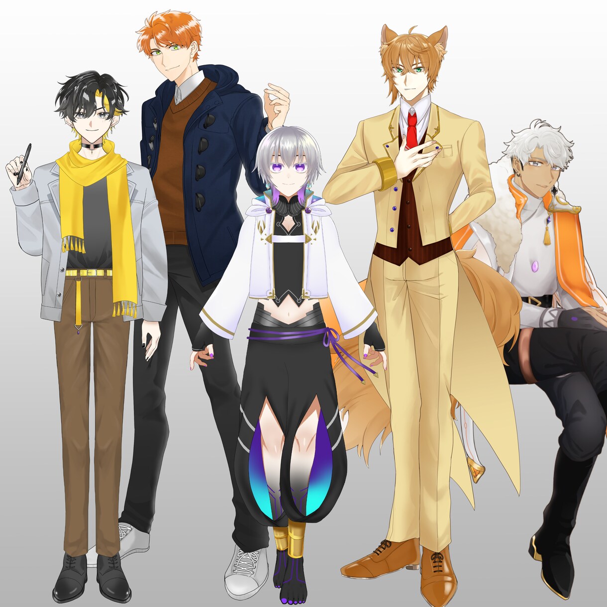 立ち絵制作(TRPG・IRIAM・ゲームなど)ます IRIAMで使える立ち絵など制作します！ イメージ4