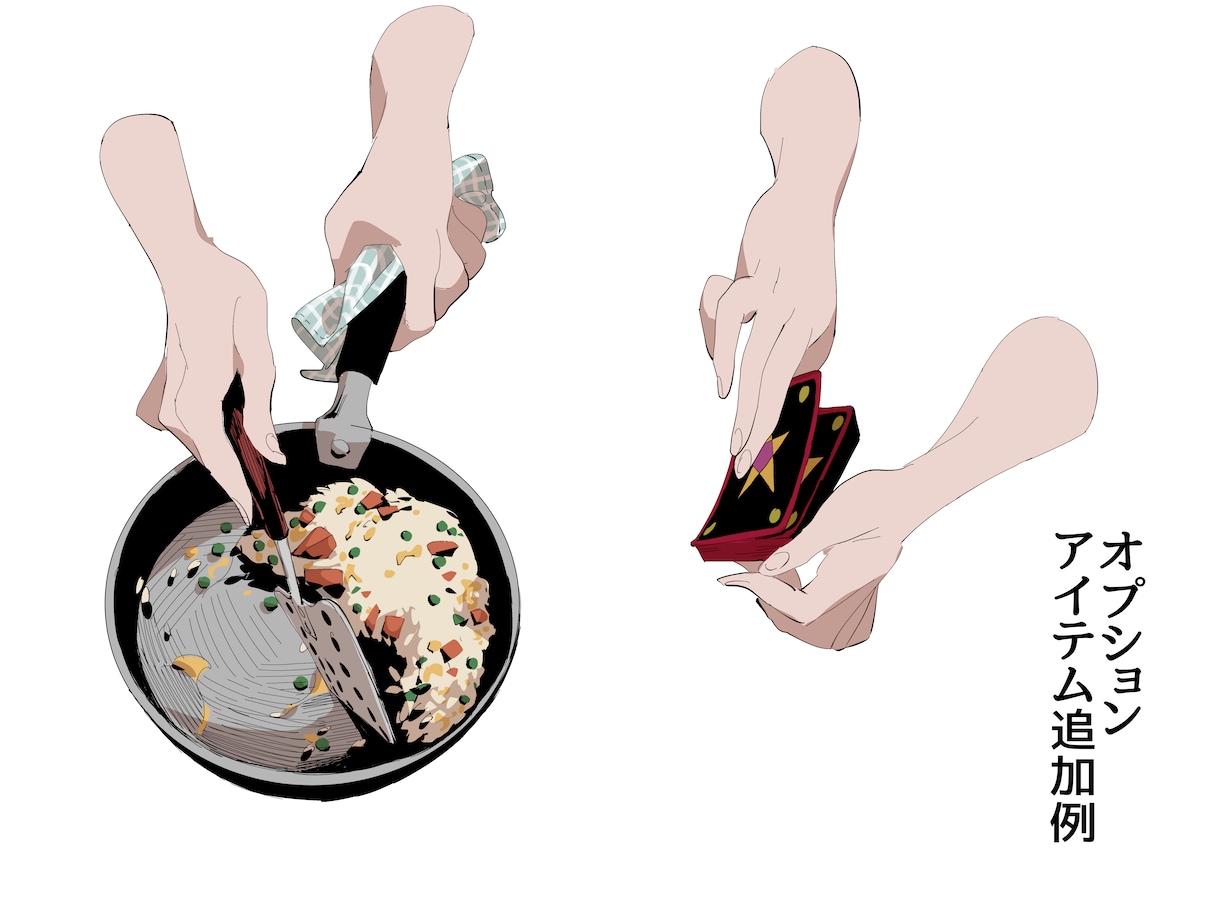 美しくわかりやすく。手のイラストカットお描きします 書類を豊かに。手を使ったハウツー、ポイント指示などに。 イメージ5