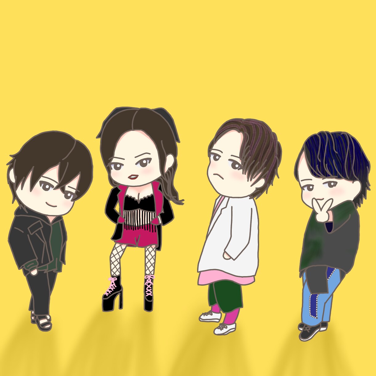 写真をミニキャラ風イラストにします あなたの思い出をかわいいイラストにします！ イメージ2
