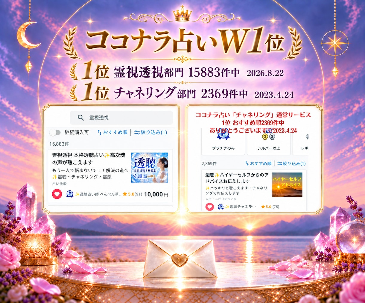 霊視霊感♡ハイヤーセルフから開運ラブレター届けます 2026年占い10～12月版☆ 道を照らしてくれる【特典付】 イメージ10