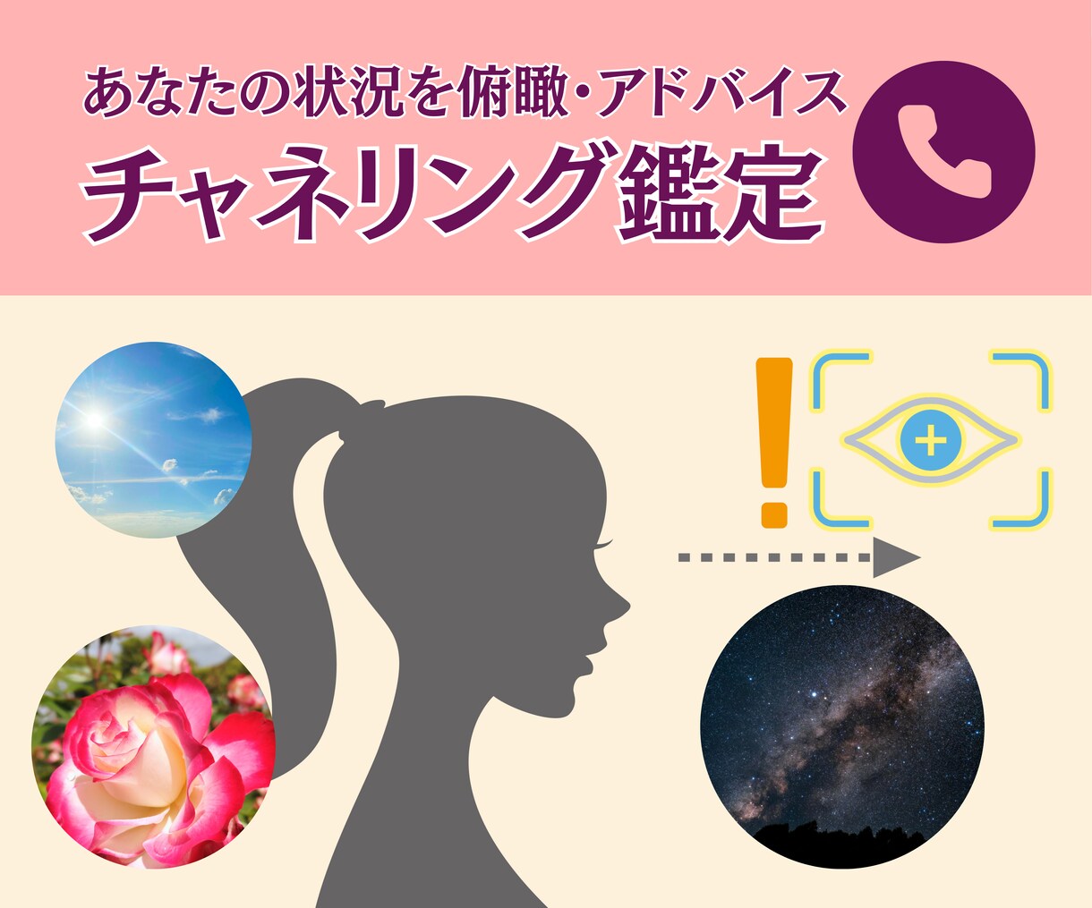 チャネリングで今の状況を俯瞰してアドバイスします ご自身の歩みを認め何からしたらいいか知り前向きになる電話鑑定 イメージ1