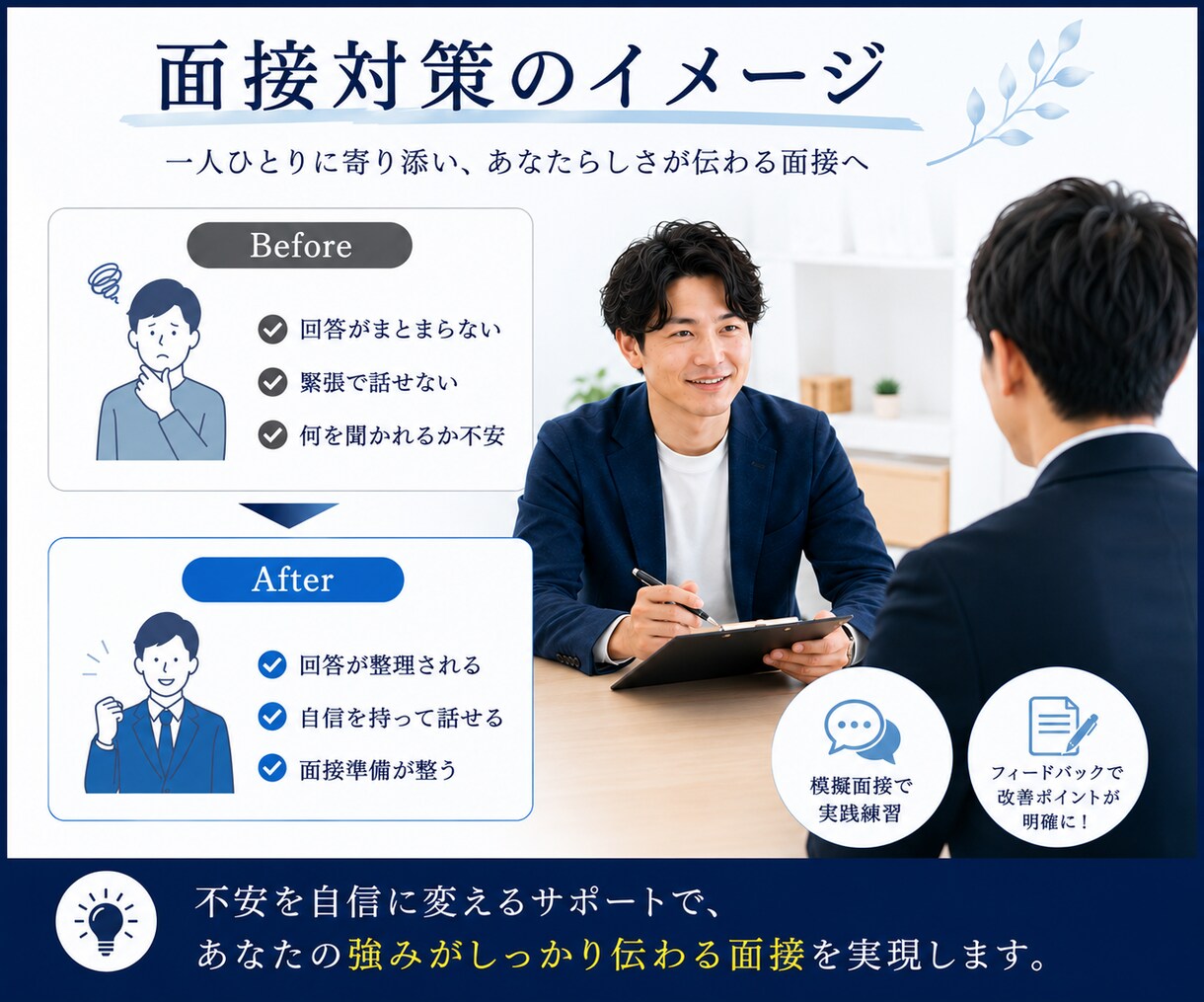 HSP向け面接対策｜退職・転職理由を整理します 転職5回経験者が面接の悩みに寄り添います イメージ6