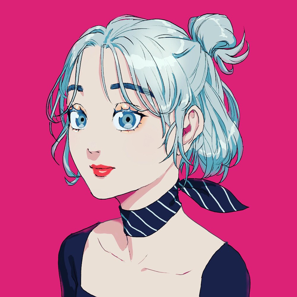 MVやポスター用のイラスト作成します アニメ塗りサイバー系・ファンタジー系のイラスト作成します。 イメージ1