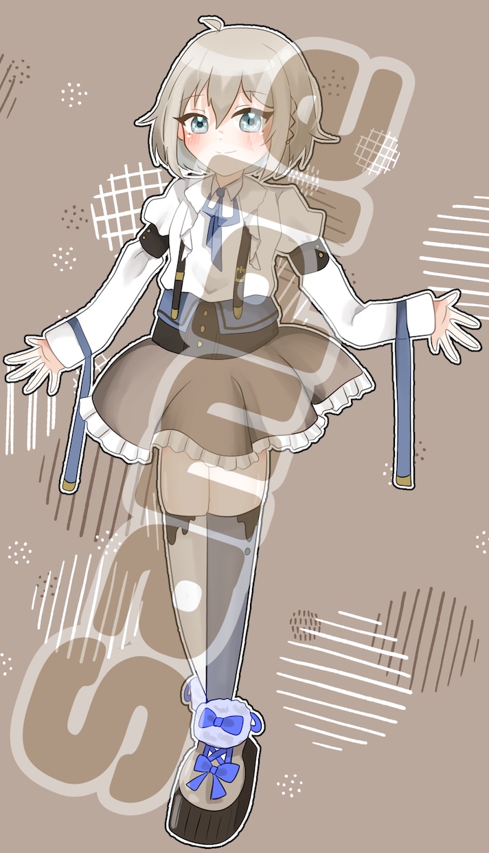 IRIAM用の立ち絵描きます かわいい女の子の立ち絵描きます！サービスでキービジュアルも✨ イメージ2