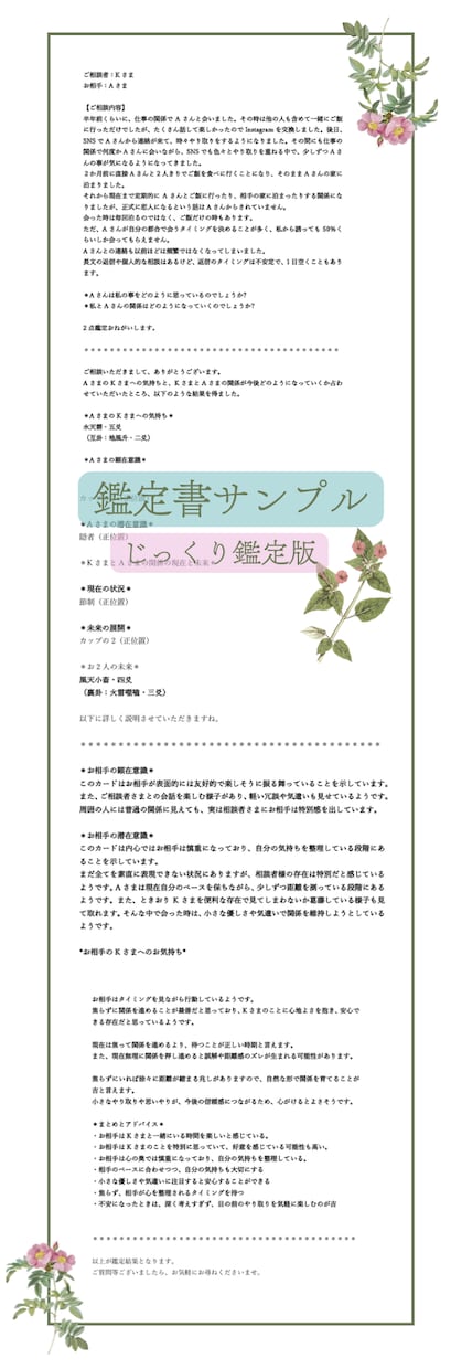霊視×タロットで本格鑑定＊あらゆるお悩みを占います 霊視×心理学＊仕事、人間関係、金運、恋愛、その他色々OK イメージ2