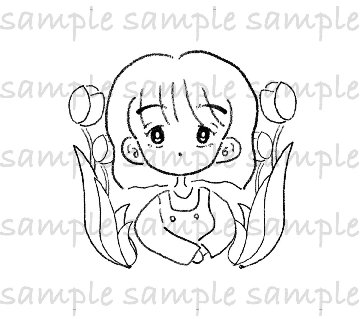 最短即日！シンプルでお洒落な線画アイコン作ります シンプルかつ落ち着いた雰囲気のあるお洒落なオリジナルイラスト イメージ2