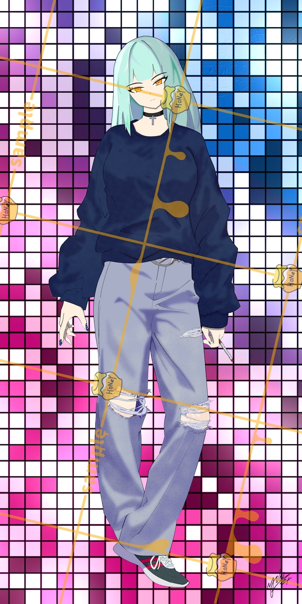 著作権譲渡可　IRIAM用立ち絵作成します 配信の準備期間や新立ち絵にしてみませんか！ イメージ2