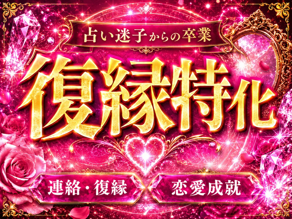 復縁できるか霊視ですべて視えます 彼にまだ未練は残っているのか。ふたりの縁の今の状態を視ます。 イメージ1
