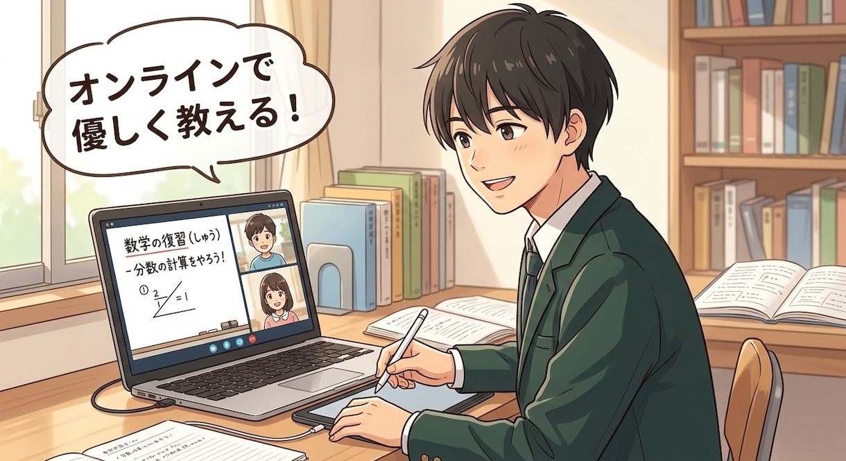 現役高校生が教える勉強・宿題・受験サポートします 現役高校生が教える小中高学生勉強サポート イメージ2