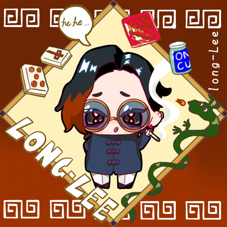 正方形シール風イラスト描きます ミニキャラと装飾を描きます。グッズ化OK！ イメージ3