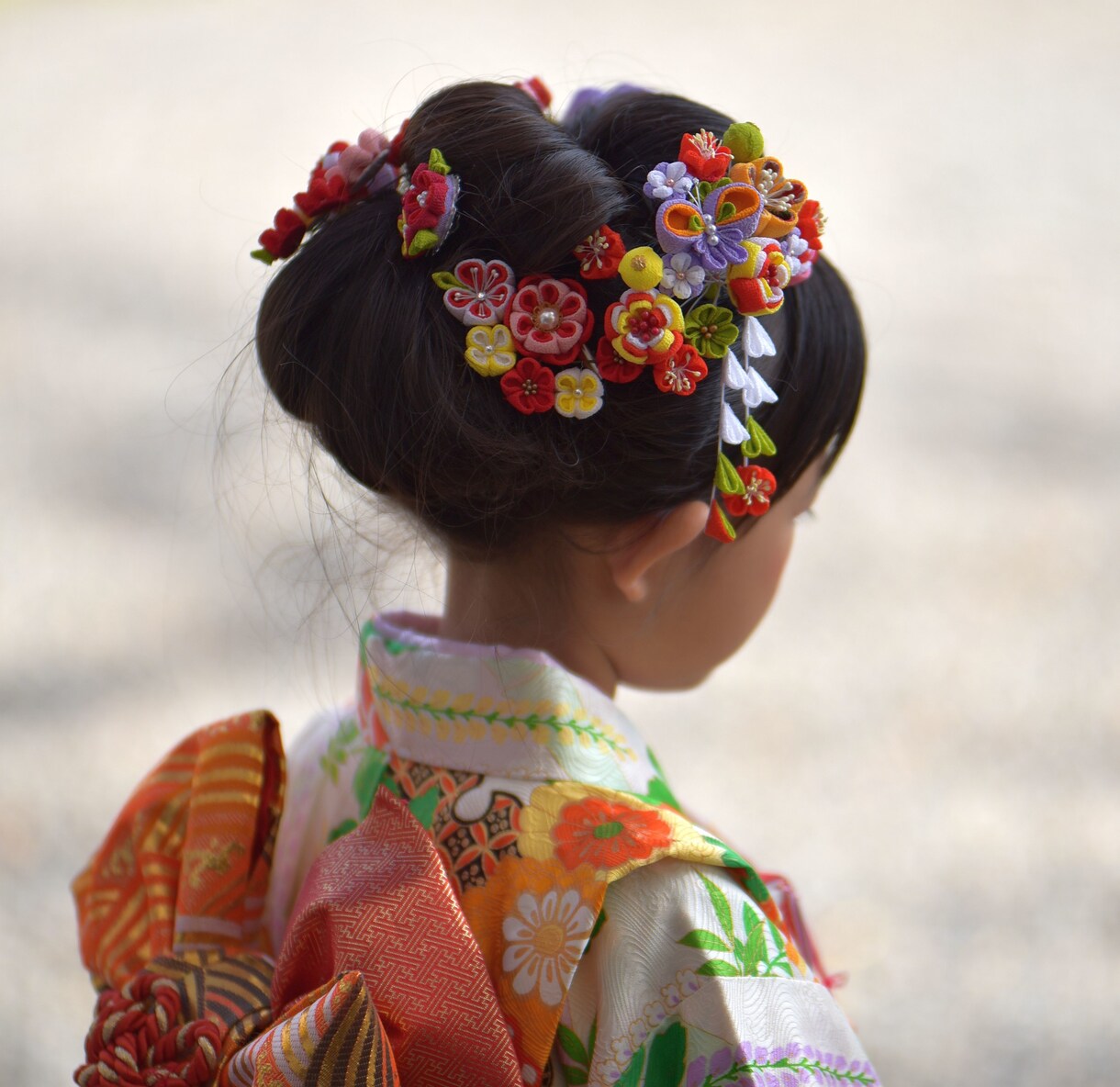 成人式・七五三 【つまみ細工の髪飾り】を作成します 素敵なハレの日に彩りを添えます。細かなご希望もお伝えください イメージ1