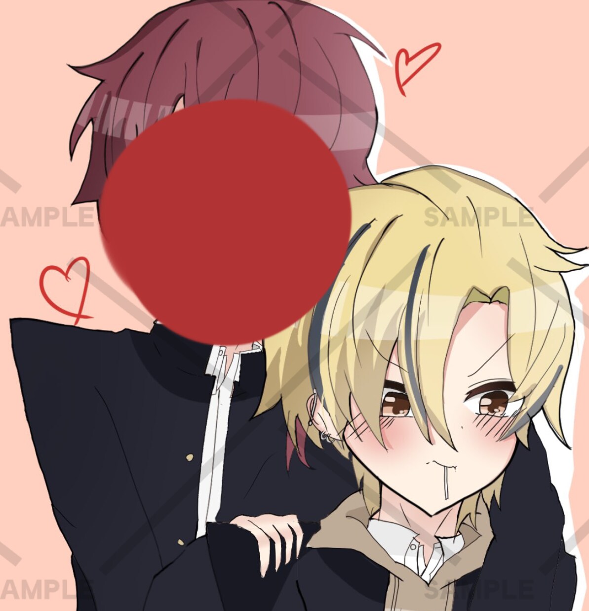 SNSのアイコンイラストや夢絵などを描きます 2、4日で納品可能.ᐟ.ᐟ貴方の為のイラストをお書きします イメージ3