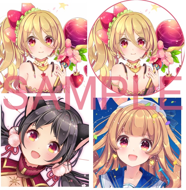 ゆるふわな萌え系アイコン制作致します キラキラな女の子で可愛いアイコンにしませんか？ イメージ4