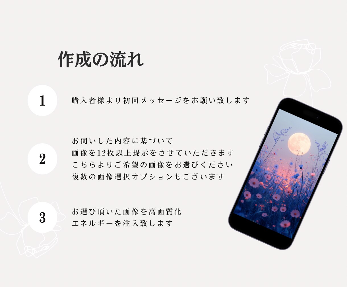 おしゃれなお守り画像をあなたに届けます 見るだけで潜在意識にアファメーションが届きます イメージ3