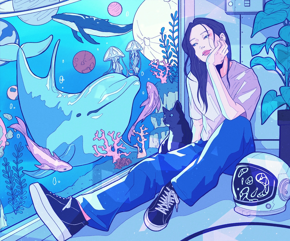 イラスト制作します サムネ/MVイラスト/広告チラシ/グッズ用など イメージ2