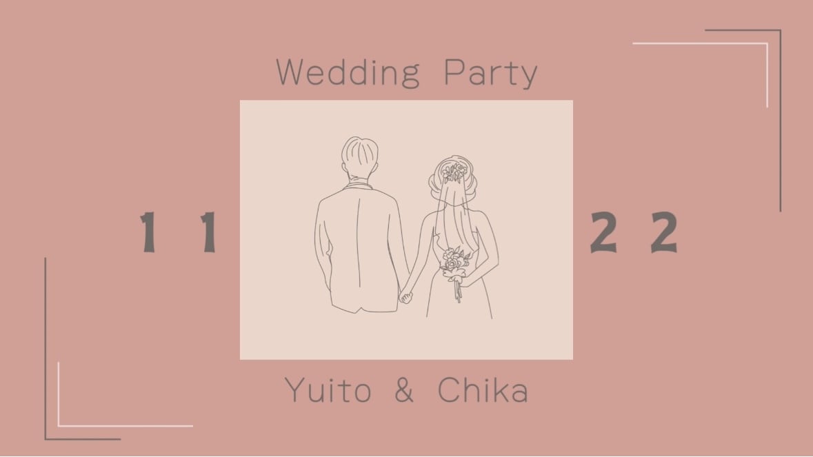 大人可愛い結婚式オープニングムービーを作成します ＊選べるカラー＊カウントダウンにてご入場いただけます イメージ1