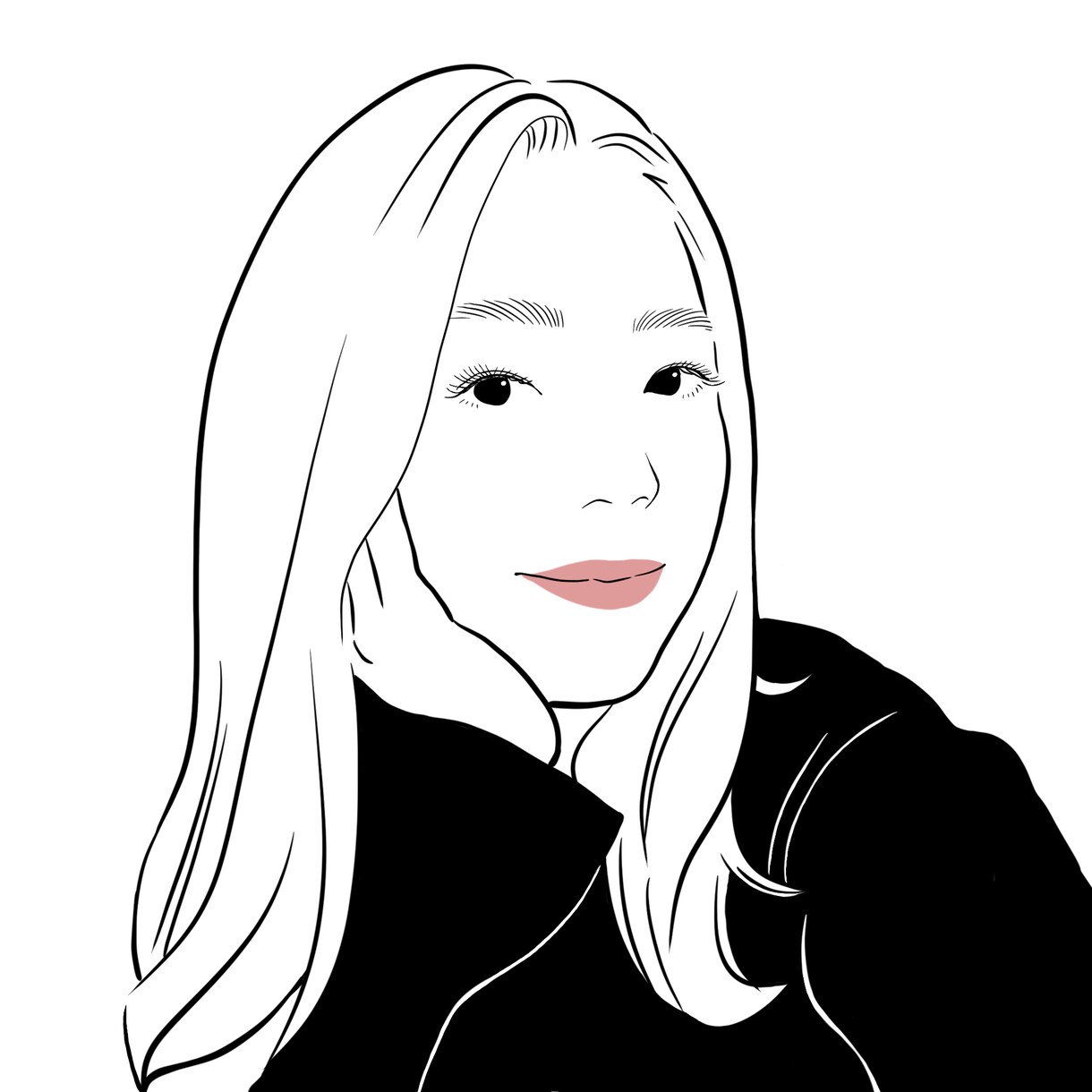 シンプルでおしゃれイラストをお描きします お写真を元にアイコンやプレゼント、思い出などにも イメージ3