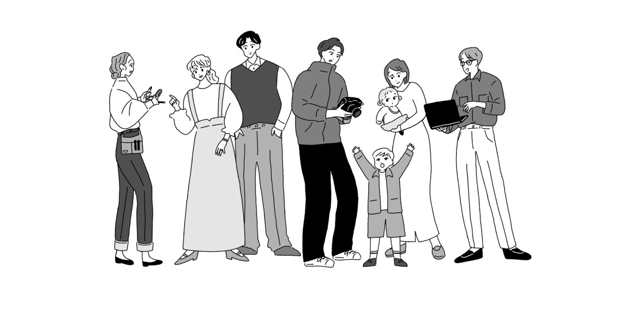 シンプルで使いやすいイラストをお描きします スタイリッシュな線画で似顔絵やカットイラスト(カラー可) イメージ5