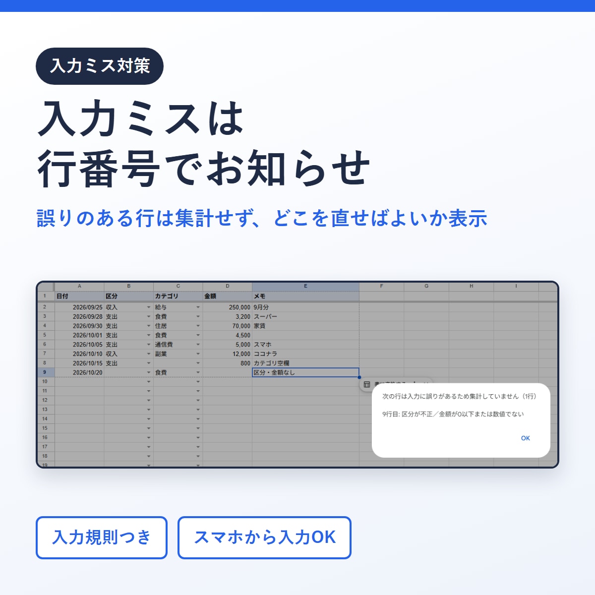 スプレッドシートの面倒な作業をGASで自動化します ボタン1つ・毎日自動で、集計や転記が終わります イメージ3