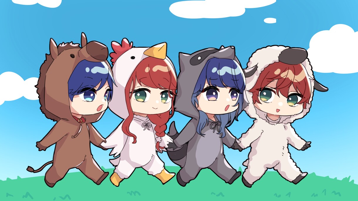 ご希望のイラスト描きます リアルキャラもデフォルメキャラも！柔軟に対応します。 イメージ4