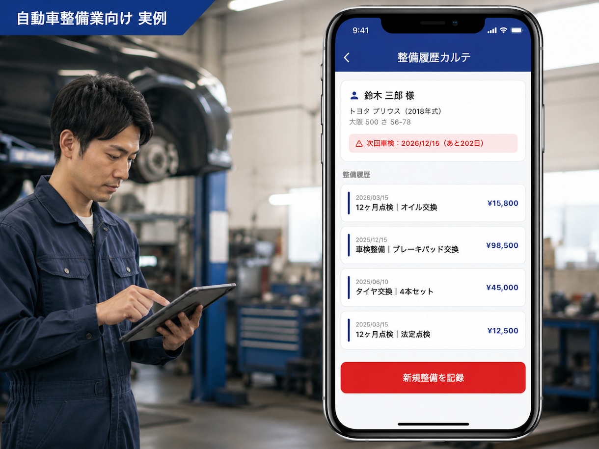 現場のアナログ作業をIT化し無駄な時間を削減します 貴社オリジナルアプリ開発/上場企業受注実績/代表が全工程対応 イメージ4