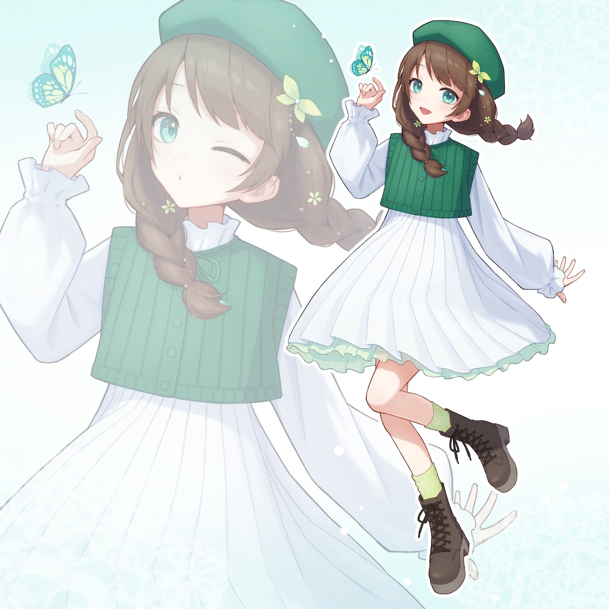 全身イラスト制作いたします キービジュアル/グッズ/サムネイルなどに！ イメージ1