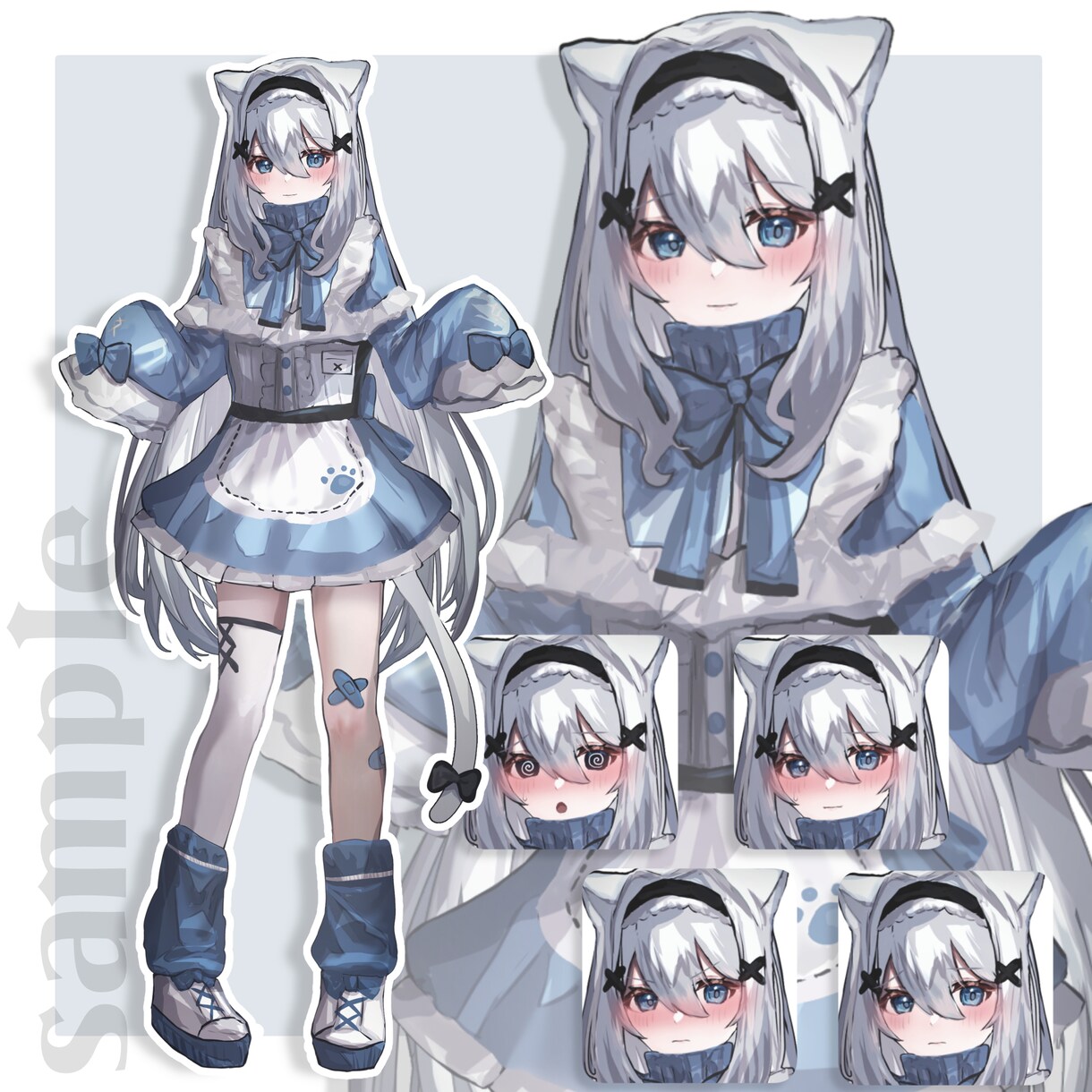 SNSアイコン、一枚絵、立ち絵等の制作します Vtuberさんの記念絵やオリキャラを描かせてください！ イメージ4