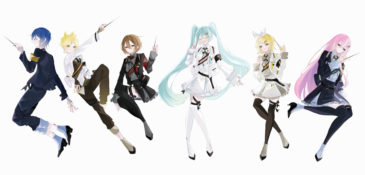 VTuberデザイン、ボカロ曲などのサムネ描きます アイコン、立ち絵、サムネ・MVイラスト全力で描きます！ イメージ4
