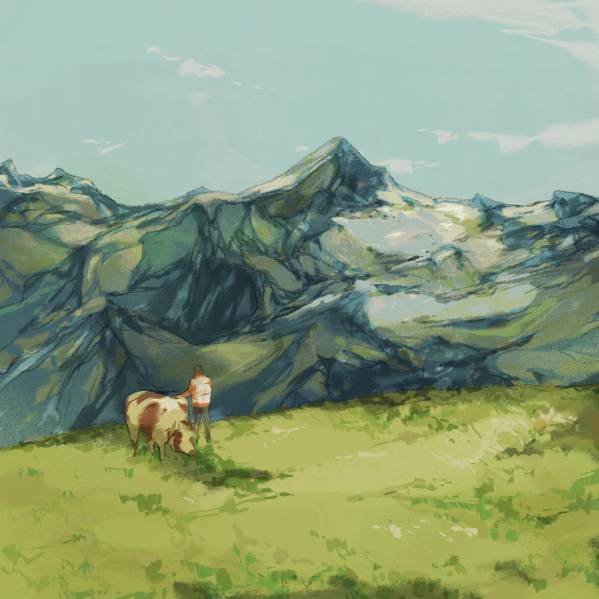 思い出をイラスト化！手描き風な描写で作成します 貴方だけの記録をお洒落にアイコンや挿絵、ポストカードへ。 イメージ6