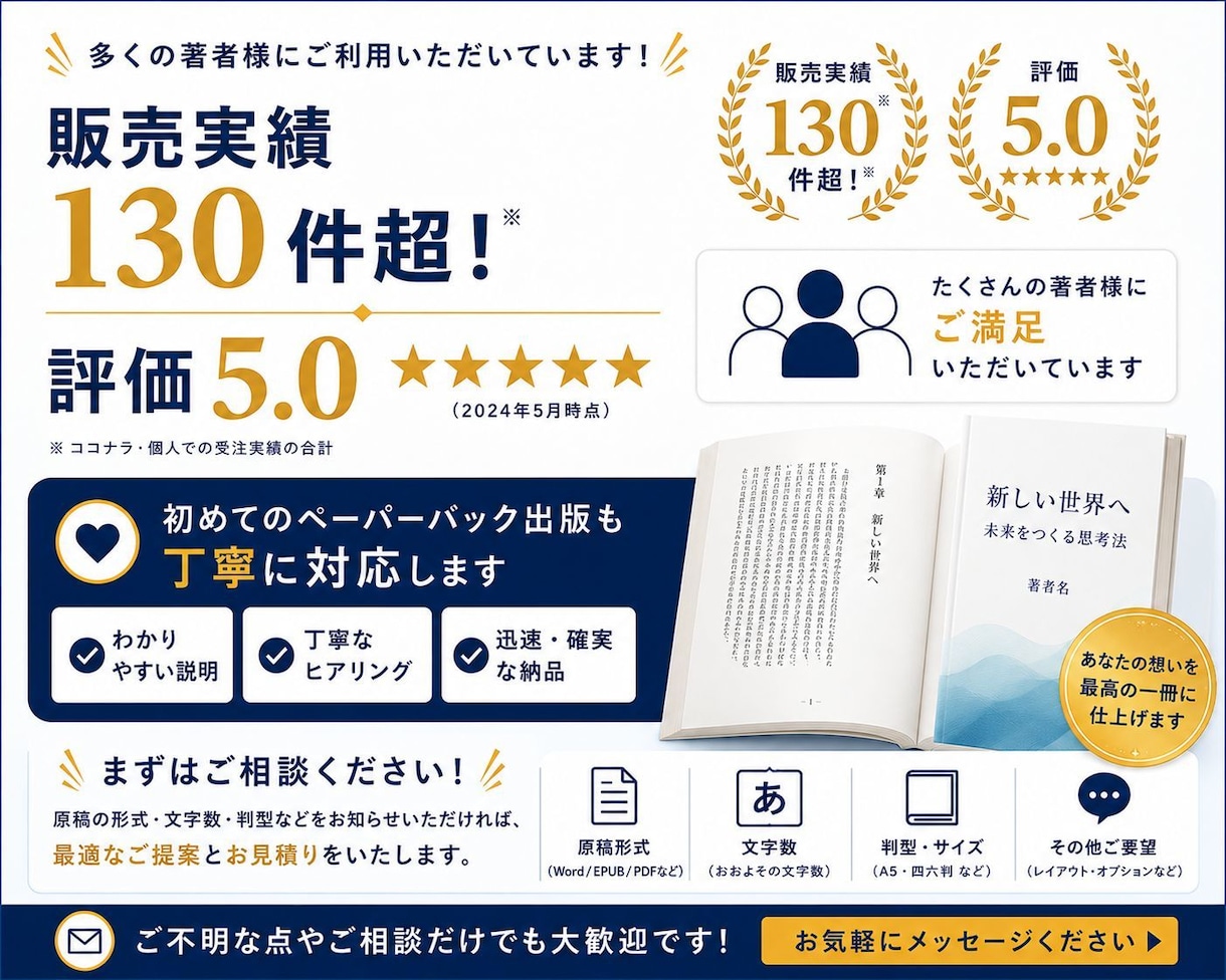 Kindle電子書籍をペーパーバックPDFにします 販売実績130件超｜印刷を考えた読みやすい紙面に仕上げます イメージ8