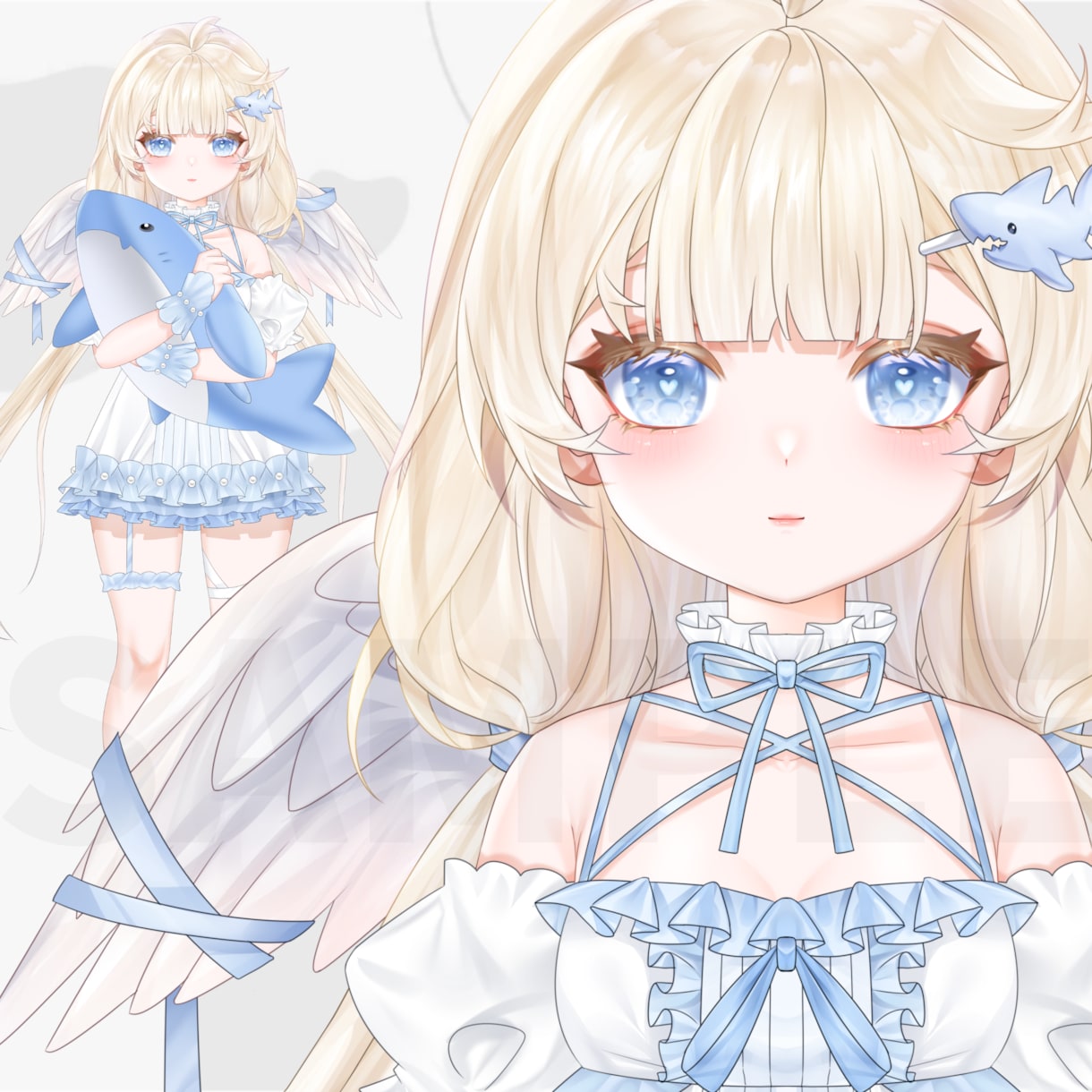 高精度・高複雑度Live2DVモデル制作します 立ち絵からモデリングまで一貫対応無制限修正・商用利用可 イメージ4