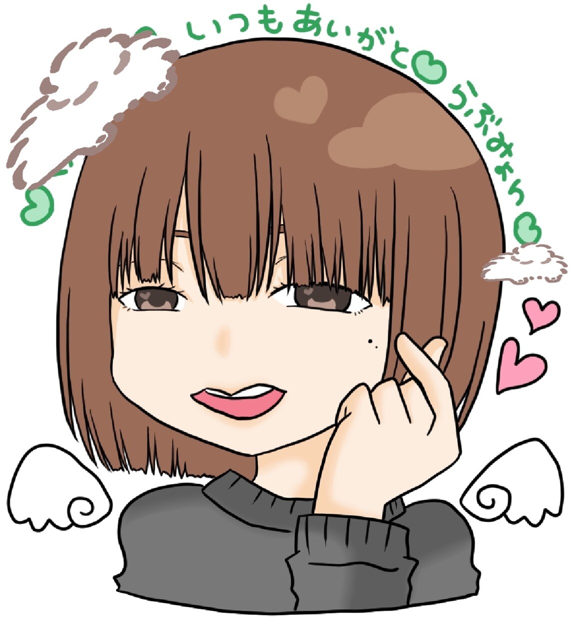 商用使用可能！可愛いアイコン、ポップを作ります とにかく可愛く！HAPPYになれる作品を目指してます♡ イメージ2