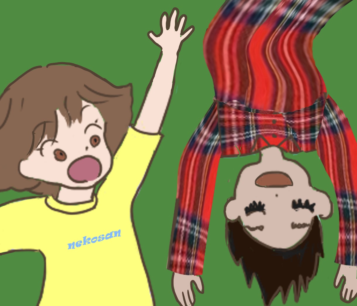 笑える絵　面白い絵　3枚描きます 脱力系のイラストで、あなたのサイトをほっこりさせませんか？ イメージ2