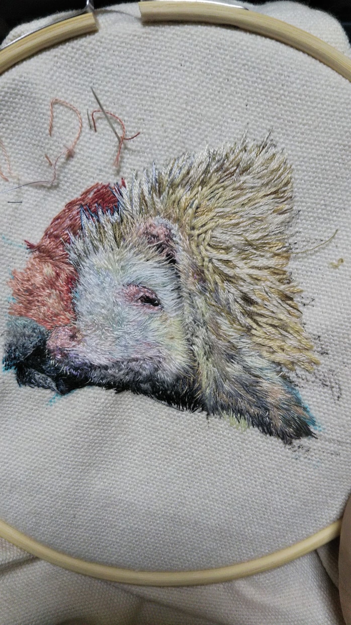 刺繍オーダー受け付けます あなたの可愛いペット写真を刺繍いたします【顔部分のみ】 イメージ5