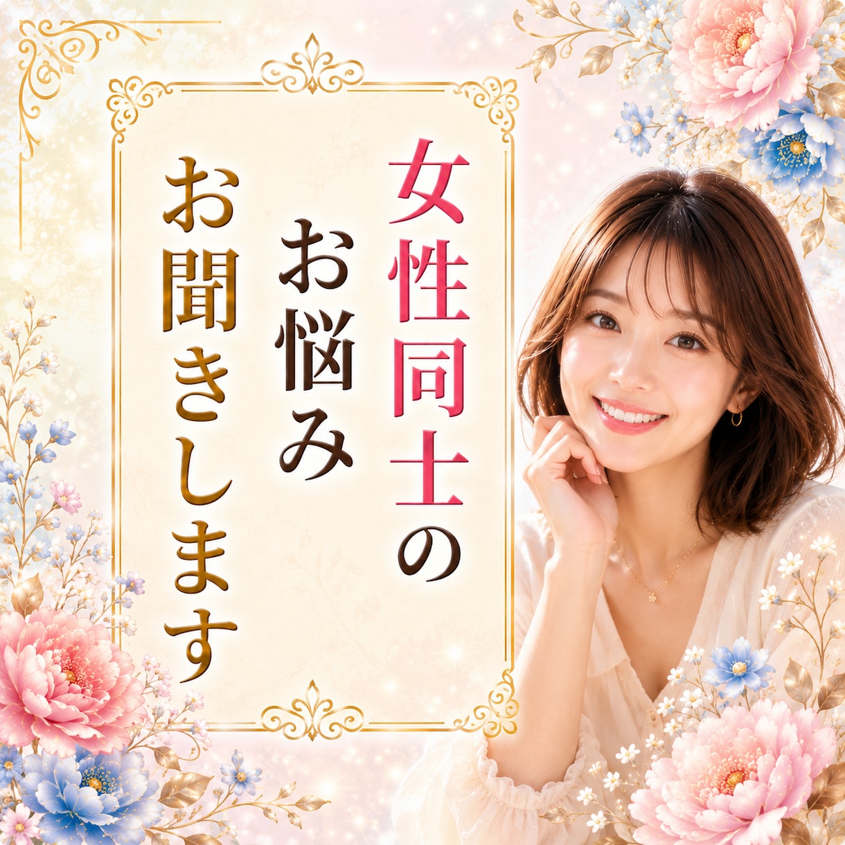 女性同士の愚痴やお悩みを優しくお聞きします 数秘とホロスコープで相手を知り解決の糸口を探します★ イメージ1