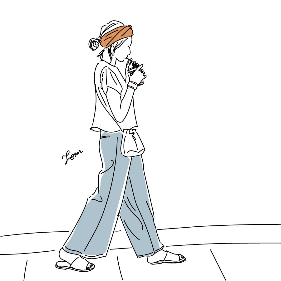 シンプルカジュアルで目を引くイラストを描きます SNSやブログなどでちょうどいいくらいのおしゃれ見え イメージ6