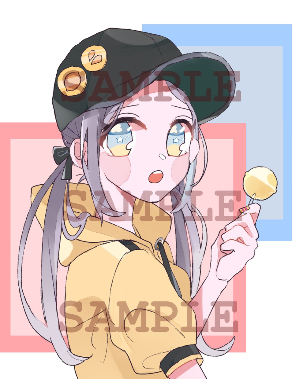 SNS用アイコン、イラストお描きします 可愛い女の子、ふわふわした子をお描きします♡ イメージ1