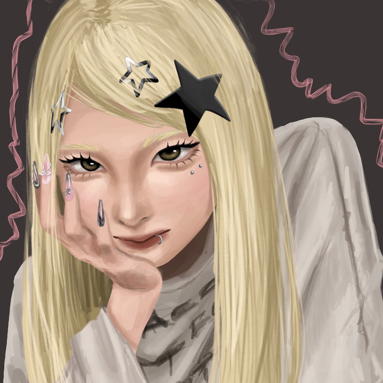 厚塗りでリアルタッチの女の子を描きます 似顔絵も描けます❣️アイコンなどにぜひ(^^)！ イメージ7