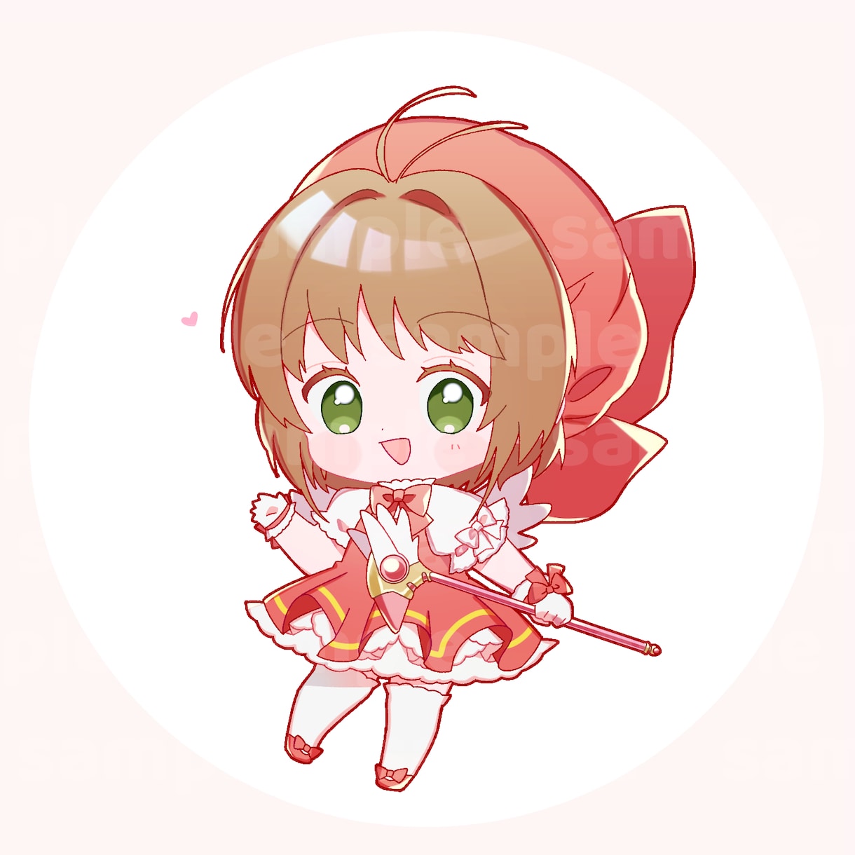 かわいいミニキャライラスト作成します アイコン・ヘッダー・グッズ…多方面でご使用いただけます！ イメージ8