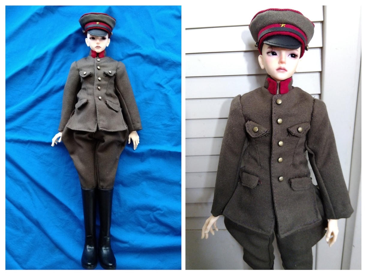 御希望ドールの制服オーダー作成致します 御希望ぬいぐるみに御希望制服の作成オーダー作成致します。 イメージ5