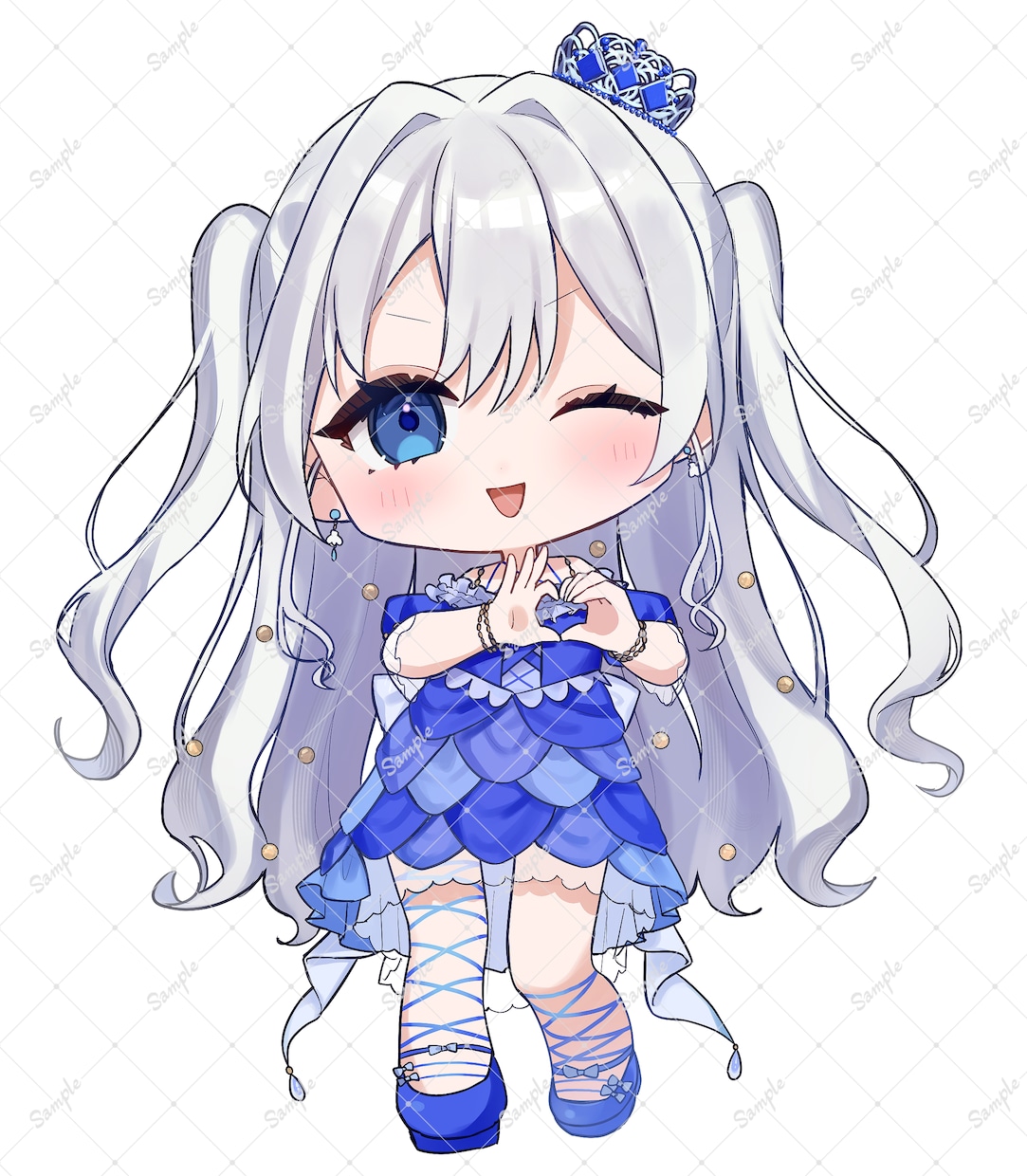 可愛いSDイラストを描きます Vtuberさんのミニキャラ描きます♪ イメージ2