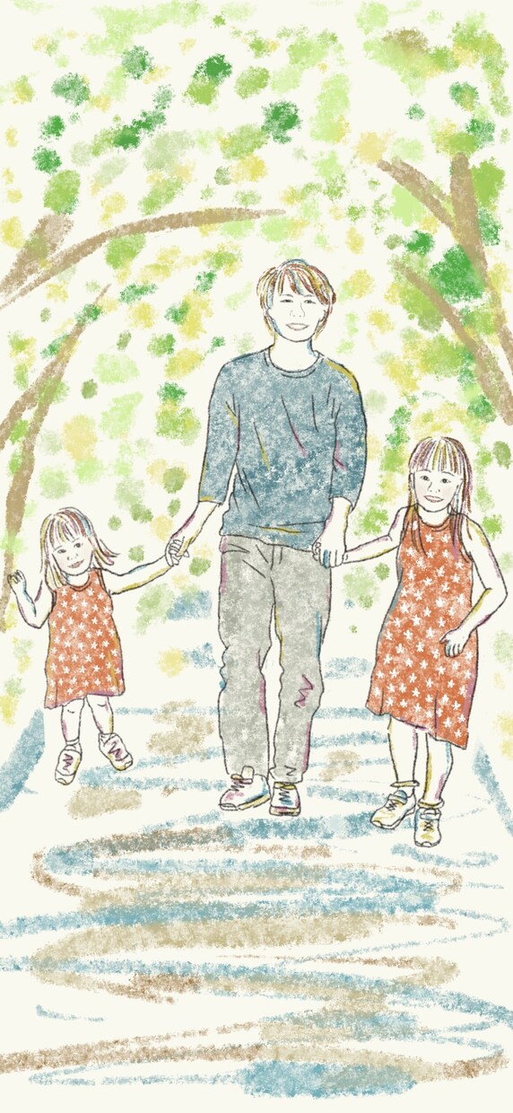 印刷可！そっくり似顔絵のおしゃれイラスト描きます それぞれの写真から一枚にカスタム可！記念やギフトに人気♡ イメージ7
