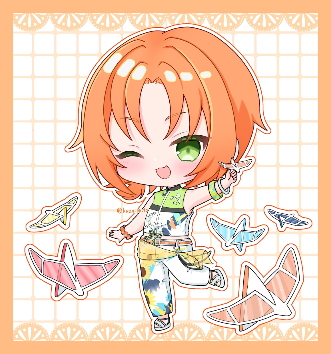 ポップで明るいSDキャラのアイコンを描きます ミニキャラ、デフォルメキャラ、スタンプ利用にどうぞ！ イメージ6