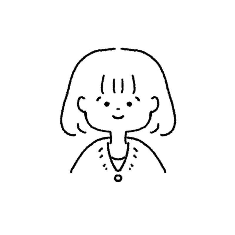 商用◎！ゆるかわいいアイコン描きます シンプルで優しげなイラスト似顔絵^^ 【モノクロ】 イメージ7