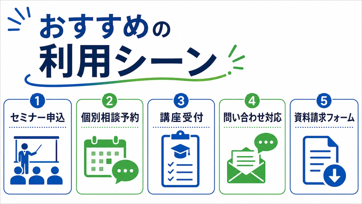 フォーム申込後の自動返信を作ります お礼連絡とリマインドを自動化します イメージ5