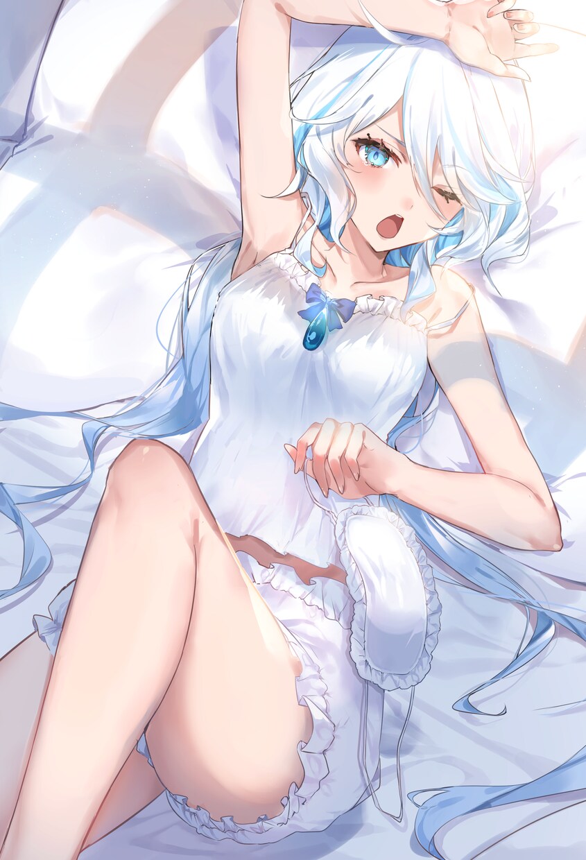 透明感のある女性キャラデザ、イラスト制作いたします つやっとした透明感のある塗りのイラストいかがですか？ イメージ10